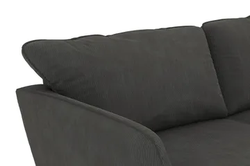 Trend Lyx 4-sits Vänstervänd U-formad Soffa med Divan och Schäslong i Manchester - Mörkgrå - Products - Möbler - Soffa - U-soffa