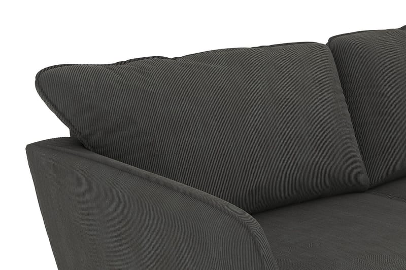 Trend Lyx 4-sits Vänstervänd U-formad Soffa med Divan och Schäslong i Manchester - Mörkgrå - Products - Möbler - Soffa - U-soffa