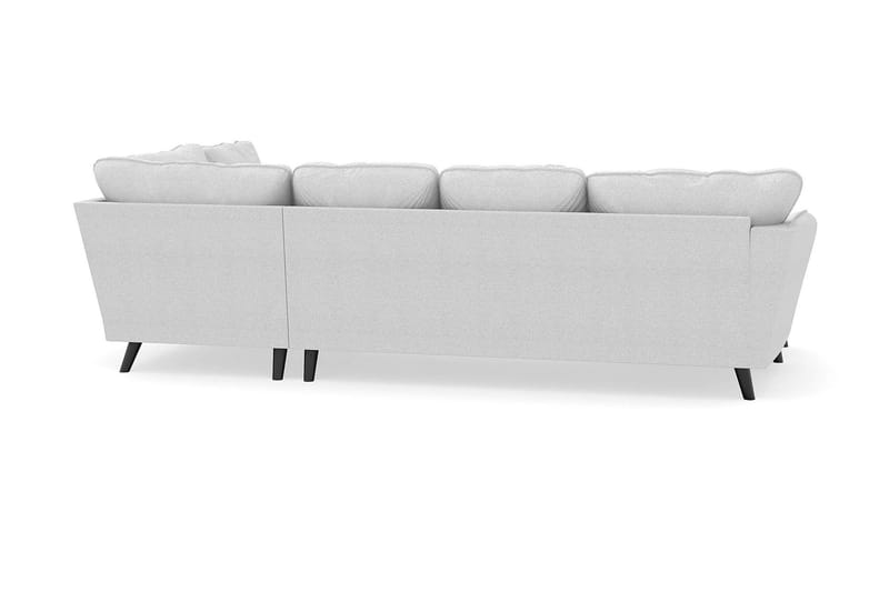 Trend Lyx 4-sits Vänstervänd U-formad Soffa med Divan och Schäslong i Tyg - Ljusgrå - Products - Möbler - Soffa - U-soffa
