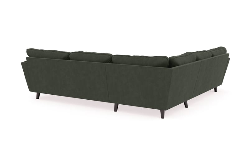 Trend Lyx 6-sits Vändbar L-formad Hörnsoffa i Manchester - Mörkgrön - Products - Möbler - Soffa - Hörnsoffa