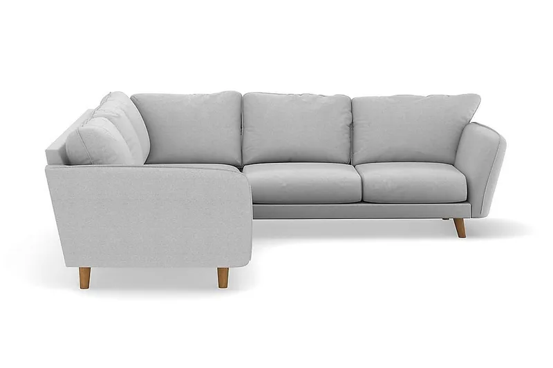 Trend Lyx 6-sits Vändbar L-formad Hörnsoffa i Tyg - Ljusgrå - Products - Möbler - Soffa - Hörnsoffa