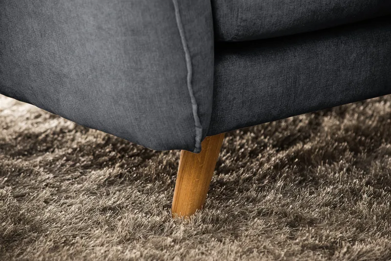 Trend Lyx 6-sits Vändbar L-formad Hörnsoffa i Tyg - Mörkgrå - Products - Möbler - Soffa - Hörnsoffa