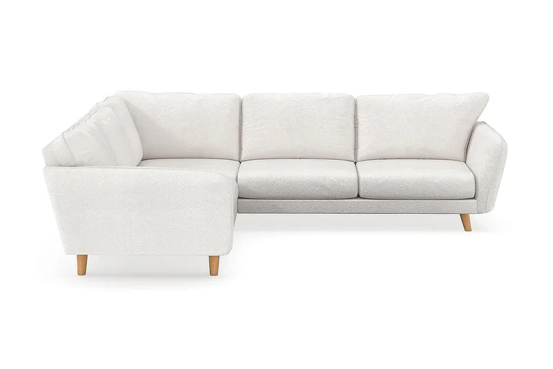 Trend Lyx Hörnsoffa Vändbar - Vit|Bouclé - Products - Möbler - Soffa - Hörnsoffa