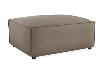 Cubo 1-sits  Rektangulär Fotpallsmodul i Tyg 120 cm bred - Grå - Products - Möbler - Fåtölj & stolar - Pall & puff - Fotpallar