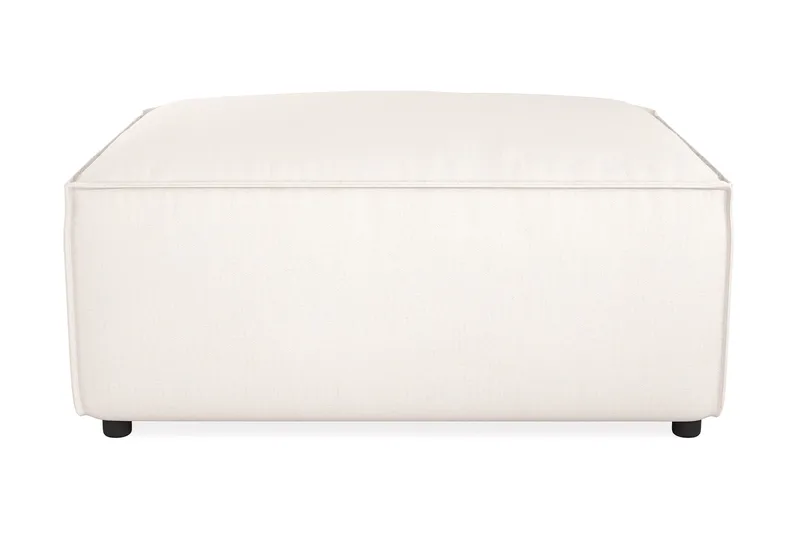 Cubo 1-sits  Rektangulär Fotpallsmodul i Tyg 120 cm bred - Ljusbeige - Products - Möbler - Fåtölj & stolar - Pall & puff - Fotpallar