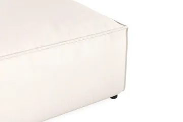 Cubo 1-sits  Rektangulär Fotpallsmodul i Tyg 120 cm bred - Ljusbeige - Products - Möbler - Fåtölj & stolar - Pall & puff - Fotpallar