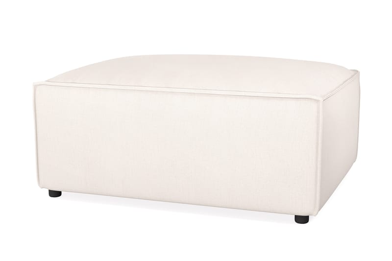 Cubo 1-sits  Rektangulär Fotpallsmodul i Tyg 120 cm bred - Ljusbeige - Products - Möbler - Fåtölj & stolar - Pall & puff - Fotpallar