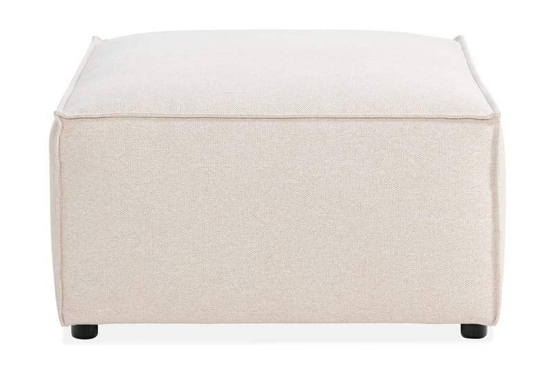 Cubo 1-sits  Rektangulär Fotpallsmodul i Tyg 80 cm bred - Beige - Products - Möbler - Fåtölj & stolar - Pall & puff - Fotpallar