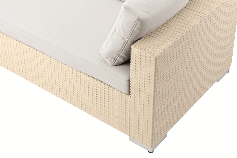 Bahamas L-formad utesoffa höger, 7-sits med bord och hylla - Beige - Products - Utemöbler & utemiljö - Loungemöbler - Loungeset & loungegrupp