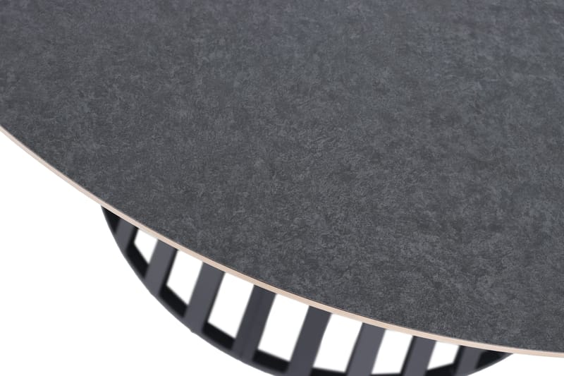 Sensi Runt Matbord utomhus 120 cm i metall - Svart - Products - Utemöbler & utemiljö - Utebord & trädgårdsbord - Matbord utomhus