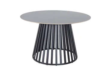 Sensi Runt Matbord utomhus 120 cm i metall - Svart - Products - Utemöbler & utemiljö - Utebord & trädgårdsbord - Matbord utomhus
