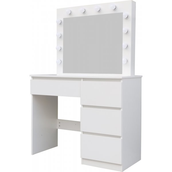 Giselle sminkbord med spegel och LED-belysning