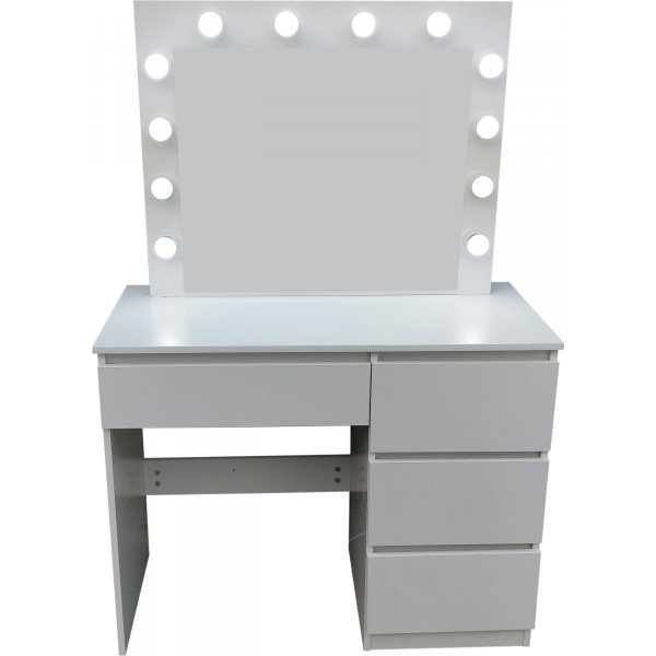 Giselle sminkbord med spegel och LED-belysning