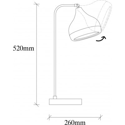 Yildo Bordlampe Sort Kobber 899 DKK Bordlamper Trendrum Dk