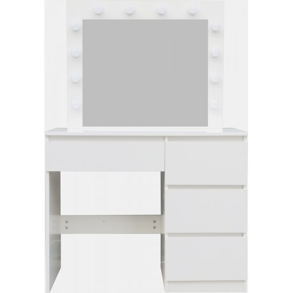 Giselle sminkbord med spegel och LED-belysning