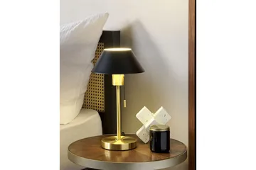 Filfla Bordslampa 37 cm E27 - Mässing/Svart - Products - Belysning - Lampor & belysning inomhus - Sovrumslampa - Sänglampa - Sängbordslampa