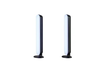 Game LED Bordslampa 2-pack svart RGB - Svart - Products - Belysning - Lampor & belysning inomhus - Sovrumslampa - Sänglampa - Sängbordslampa