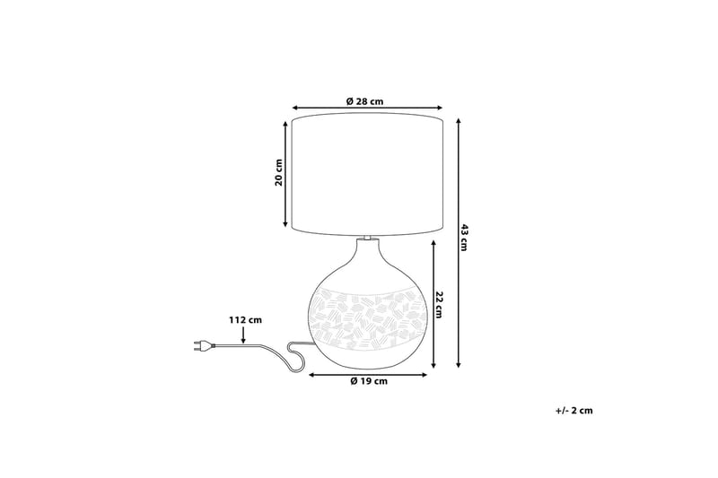 Yakima Bordslampa 28 cm - Grå - Products - Belysning - Lampor & belysning inomhus - Sovrumslampa - Sänglampa - Sängbordslampa