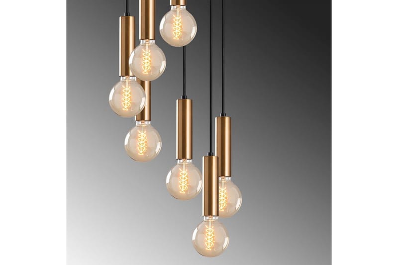 Ljuskrona Tembra Seven Vintage - Guld - Products - Belysning - Lampor & belysning inomhus - Taklampa & takbelysning - Pendellampa & hänglampa