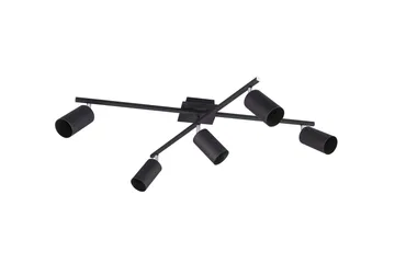 Marley Plafond 5L  GU10 mattsvart - Matt svart - Products - Belysning - Lampor & belysning inomhus - Taklampa & takbelysning - Kökslampa & taklampa kök