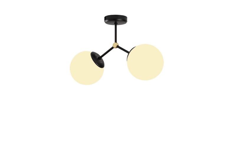 Taklampa Sudatoor Svart / Vit, Svart / Vit