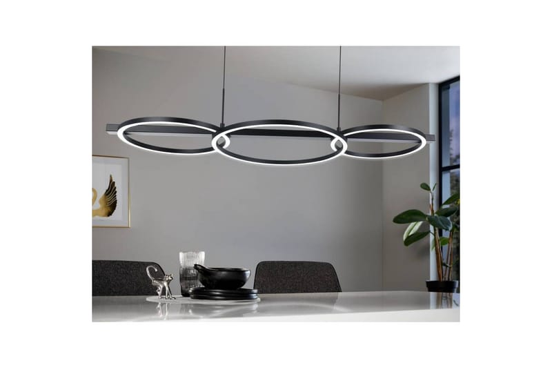 Takpendel Eglo Lanacera Svart/Guld - Products - Belysning - Lampor & belysning inomhus - Taklampa & takbelysning - Pendellampa & hänglampa