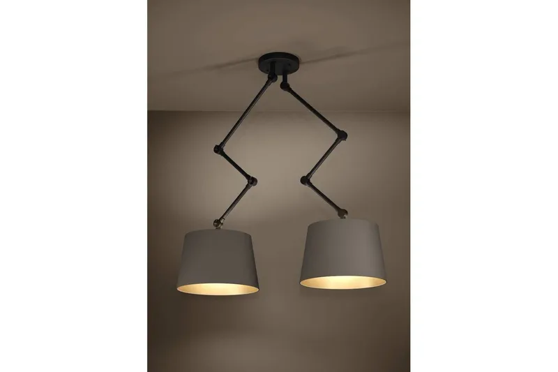 Takpendel Eglo Pistunio Cappuccino/Mässing/Svart med 2 Lampor - Products - Belysning - Lampor & belysning inomhus - Taklampa & takbelysning - Pendellampa & hänglampa