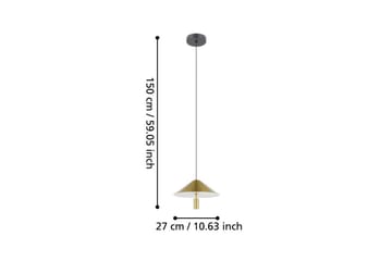 Takpendel Eglo Paraguay Mässing - Products - Belysning - Lampor & belysning inomhus - Taklampa & takbelysning - Pendellampa & hänglampa