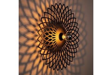 Vägglampa Sourab Svart - Svart - Products - Belysning - Lampor & belysning inomhus - Vägglampa - Väggplafond