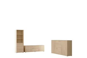 Agawal Möbelset För Vardagsrum - Brun - Products - Förvaring - Förvaringsmöbler - Möbelset för vardagsrum