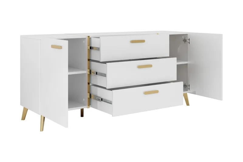 Akihiko Möbelset För Vardagsrum - Vit - Products - Förvaring - Förvaringsmöbler - Möbelset för vardagsrum