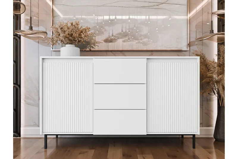 Bjurholm Byrå 153 cm - Vit - Products - Förvaring - Förvaringsmöbler - Byrå