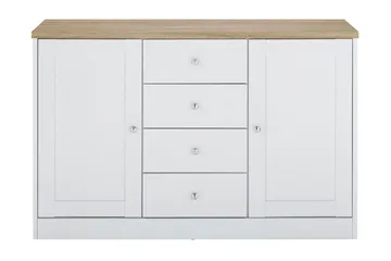 Bryanne Skänk 120 cm - Vit/Brun - Products - Förvaring - Förvaringsmöbler - Sideboard & skänk