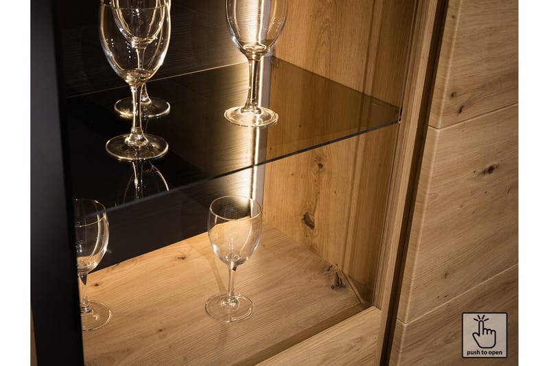 Quant Byrå 41x130 cm - Ek/Svart - Products - Förvaring - Förvaringsmöbler - Byrå - Hallbyrå