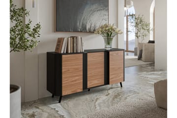 Clement Byrå 151 cm - Svart/Brun - Products - Förvaring - Förvaringsmöbler - Byrå