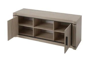 Dallas Vardagsrumsset LED-belysning - Ek - Products - Förvaring - Förvaringsmöbler - Möbelset för vardagsrum