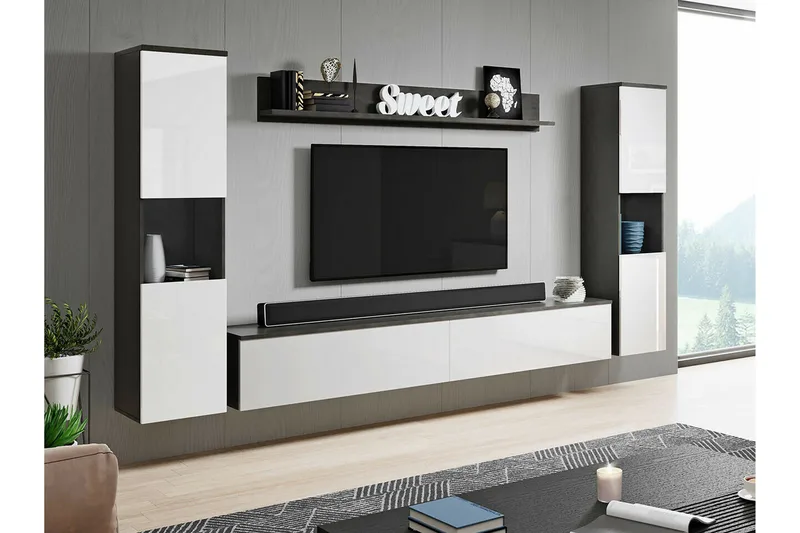 Galbally Möbelset För Vardagsrum - Vit - Products - Förvaring - Förvaringsmöbler - Möbelset för vardagsrum