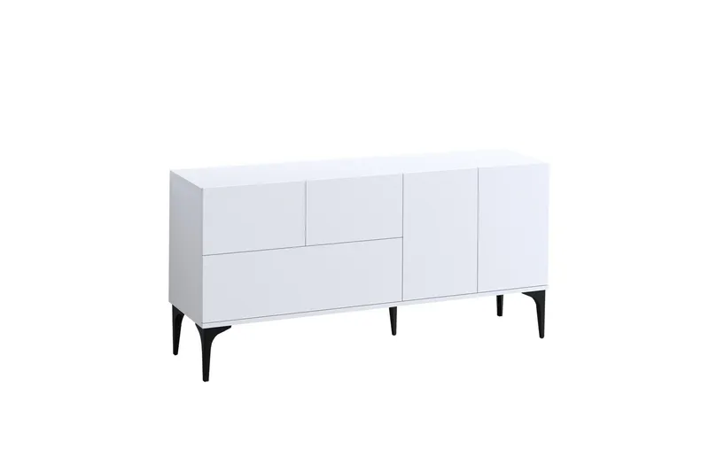 Glise Konsollbord 150 cm - Svart/Vit - Products - Förvaring - Förvaringsmöbler - Sideboard & skänk
