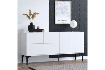 Glise Konsollbord 150 cm - Svart/Vit - Products - Förvaring - Förvaringsmöbler - Sideboard & skänk