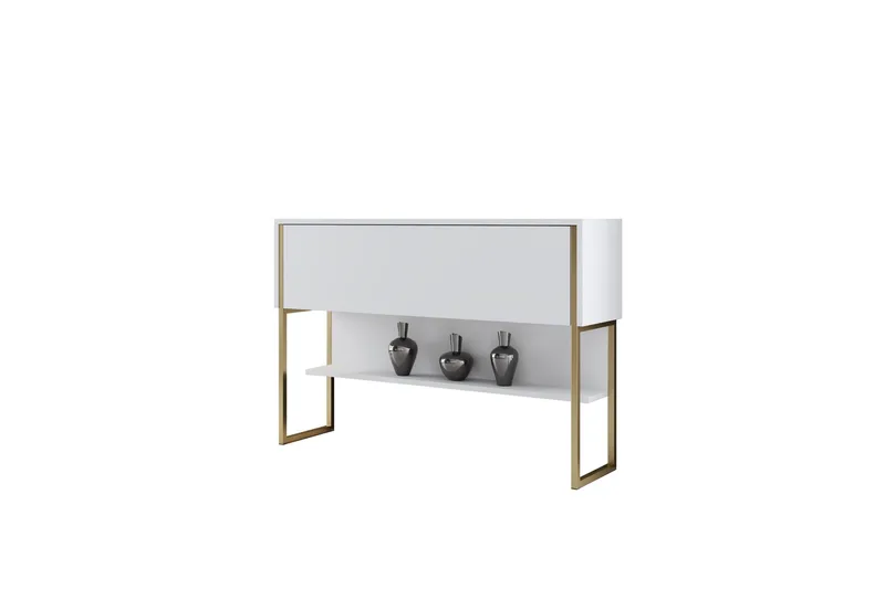 Luxe Byrå 120 cm - Guld/Vit - Products - Förvaring - Förvaringsmöbler - Byrå