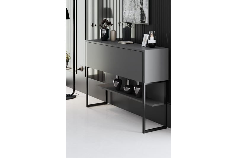 Luxe Byrå 120 cm - Svart/Antracit - Products - Förvaring - Förvaringsmöbler - Byrå