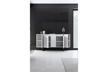 Luxe Konsollbord 160 cm - Vit/Svart - Products - Förvaring - Förvaringsmöbler - Sideboard & skänk
