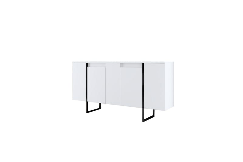 Luxe Konsollbord 160 cm - Vit/Svart - Products - Förvaring - Förvaringsmöbler - Sideboard & skänk
