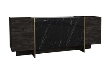 Riello Sidobord 180 cm - Svart|Guld - Products - Förvaring - Förvaringsmöbler - Sideboard & skänk