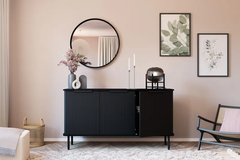Kopparbo Sideboard Svart - Svart trä - Products - Förvaring - Förvaringsmöbler - Sideboard & skänk