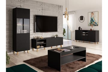 Strontian Möbelset För Vardagsrum Scandinavian Choice Black - Products - Förvaring - Förvaringsmöbler - Möbelset för vardagsrum