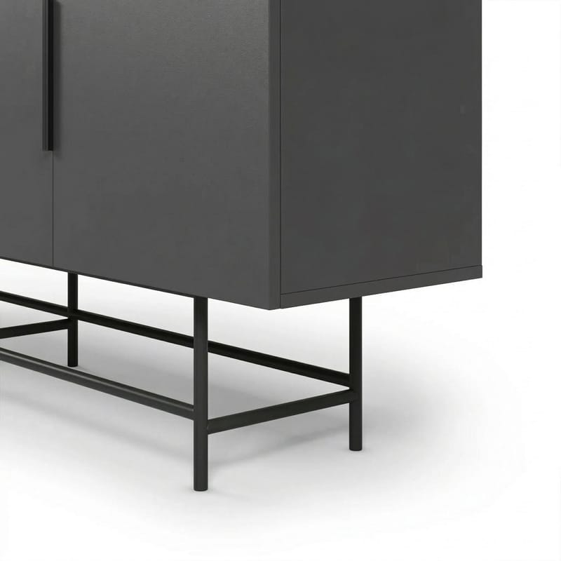 Truvia Konsol 200x77,9x40 cm - Antracit och svart - Products - Förvaring - Förvaringsmöbler - Sideboard & skänk