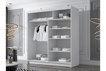 Chavez Garderob 180x215 cm - Svart - Products - Förvaring - Garderober & garderobssystem - Garderobsskåp