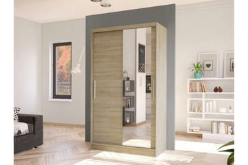 Glenmore Garderob m. Spegel Brown - Products - Förvaring - Garderober & garderobssystem