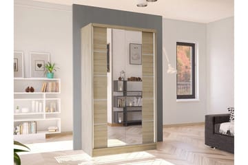 Glenmore Garderob m. Spegel Brown - Products - Förvaring - Garderober & garderobssystem